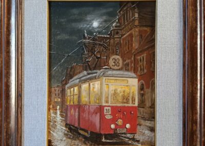 ” 38 W DESZCZOWĄ NOC ”   53×63