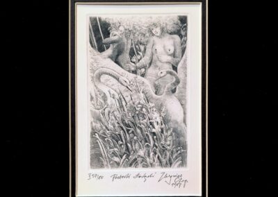 „Pasterki Łabędzi” Miedzioryt